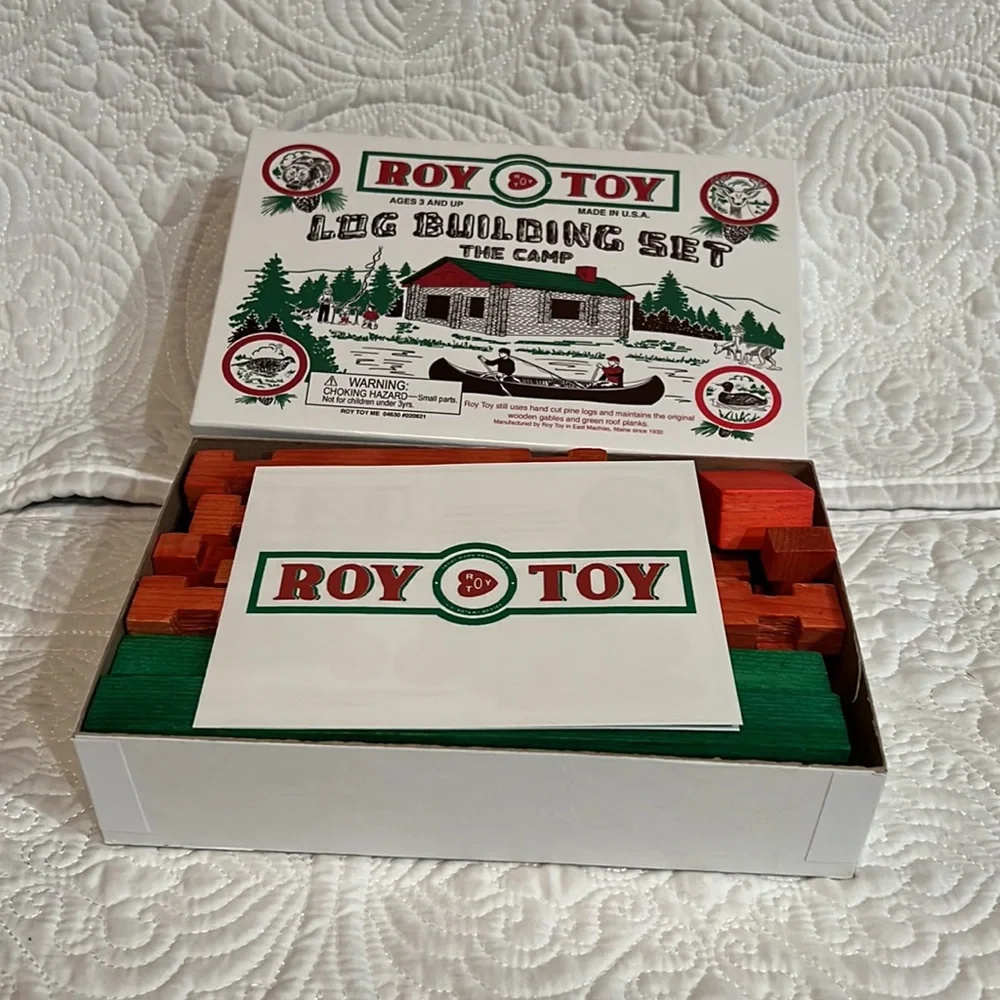 Roy Toy Log Building Set, The‎ Camp, Set No. 9